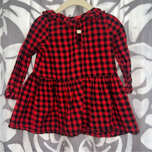 Red Plaid Ruffle Top - Picture 2 of 3